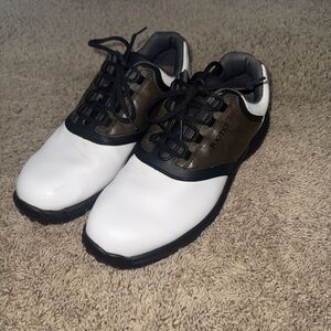 FootJoy Greenjoy Men's Golf Sneakers White Brown Size 12 US 45516
